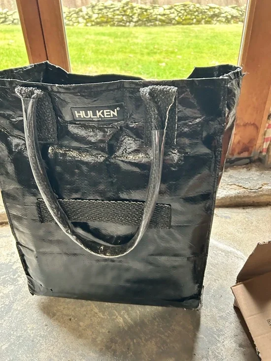 HULKEN Original | Black Glossy Tote Bag | Original Large - Picture 4 of 10